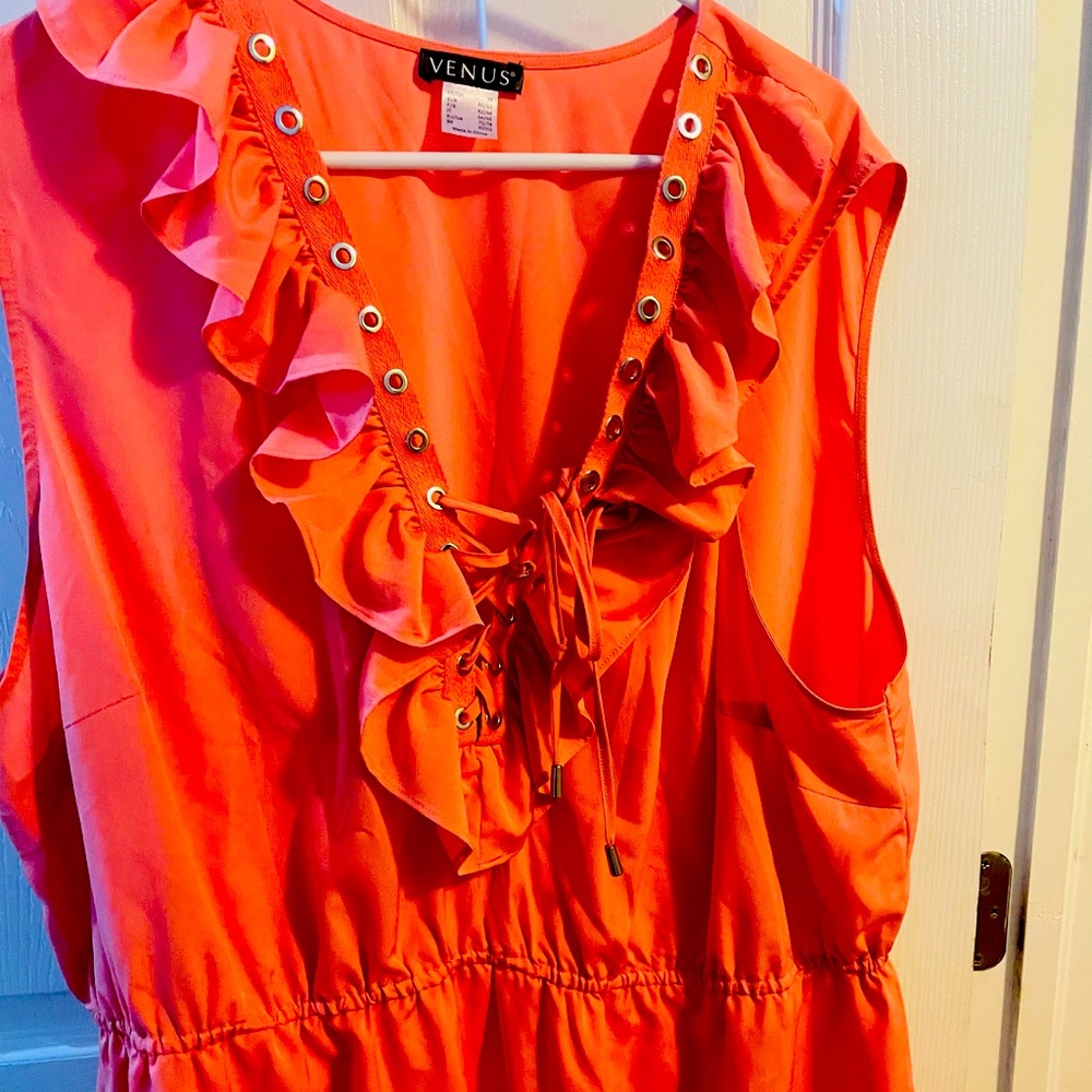 Coral dress